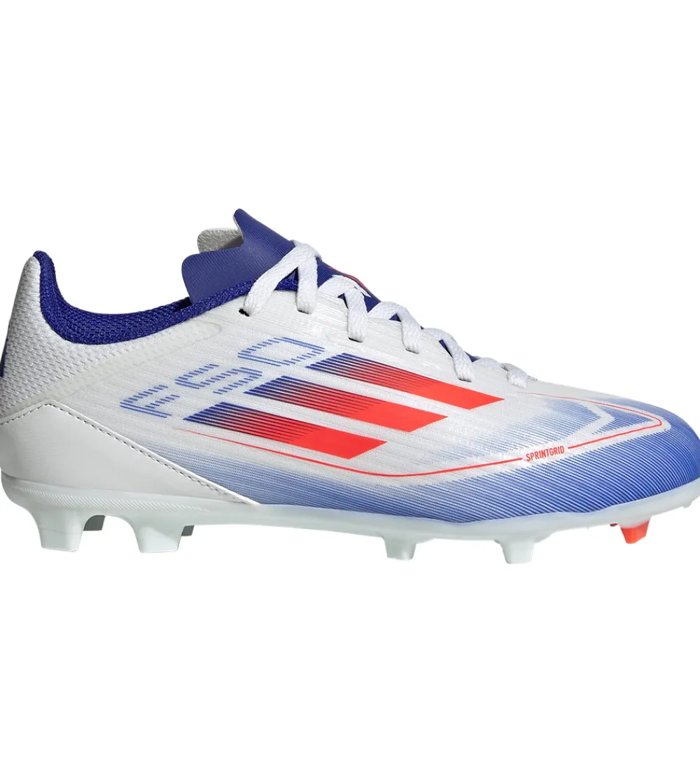 adidas Performance Fodboldstøvler - Kunst (Ag)|Fodboldstøvler - Græs (Fg)*Fodboldstøvler - F50 League FG/MG J - Hvid/Bl