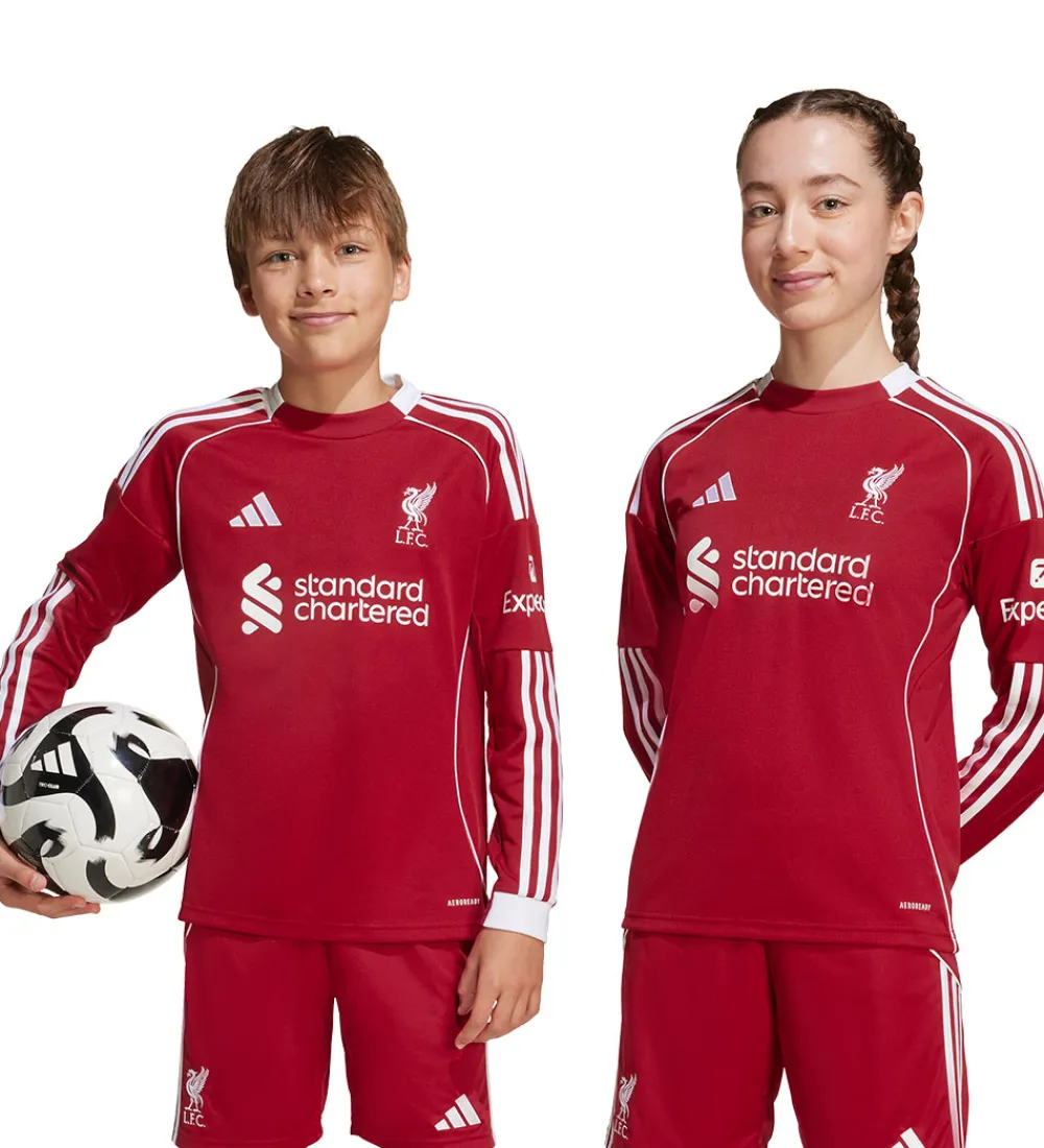 Fodboldtrøjer|Fodbold-adidas Performance Fodboldtrøje - Liverpool 25/26 Hjemmebane - S