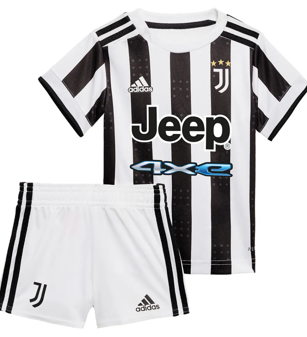 adidas Performance Fodboldtrøjer|Fodboldshorts*Juventus Hjemmebanesæt - 21/22 - Sort/Hvid