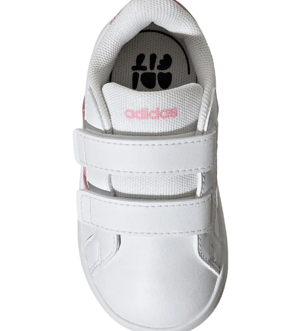 adidas Performance Sneakers|Børnesko Og Babysko*Sko - Grand Court 3.0 CF - Ftwwht/Pnkfus/Blip
