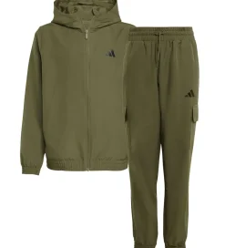 adidas Performance Træningssæt|Træning Og Gymnastik*Træningssæt - Olive Strata/Hvid