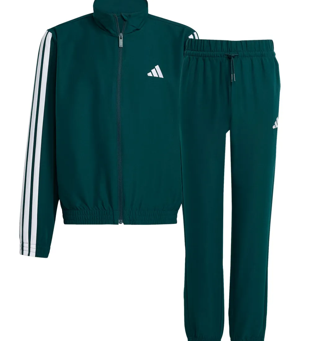 Træning Og Gymnastik|Træningssæt-adidas Performance Træningssæt - Aurora Ivy/Hvid