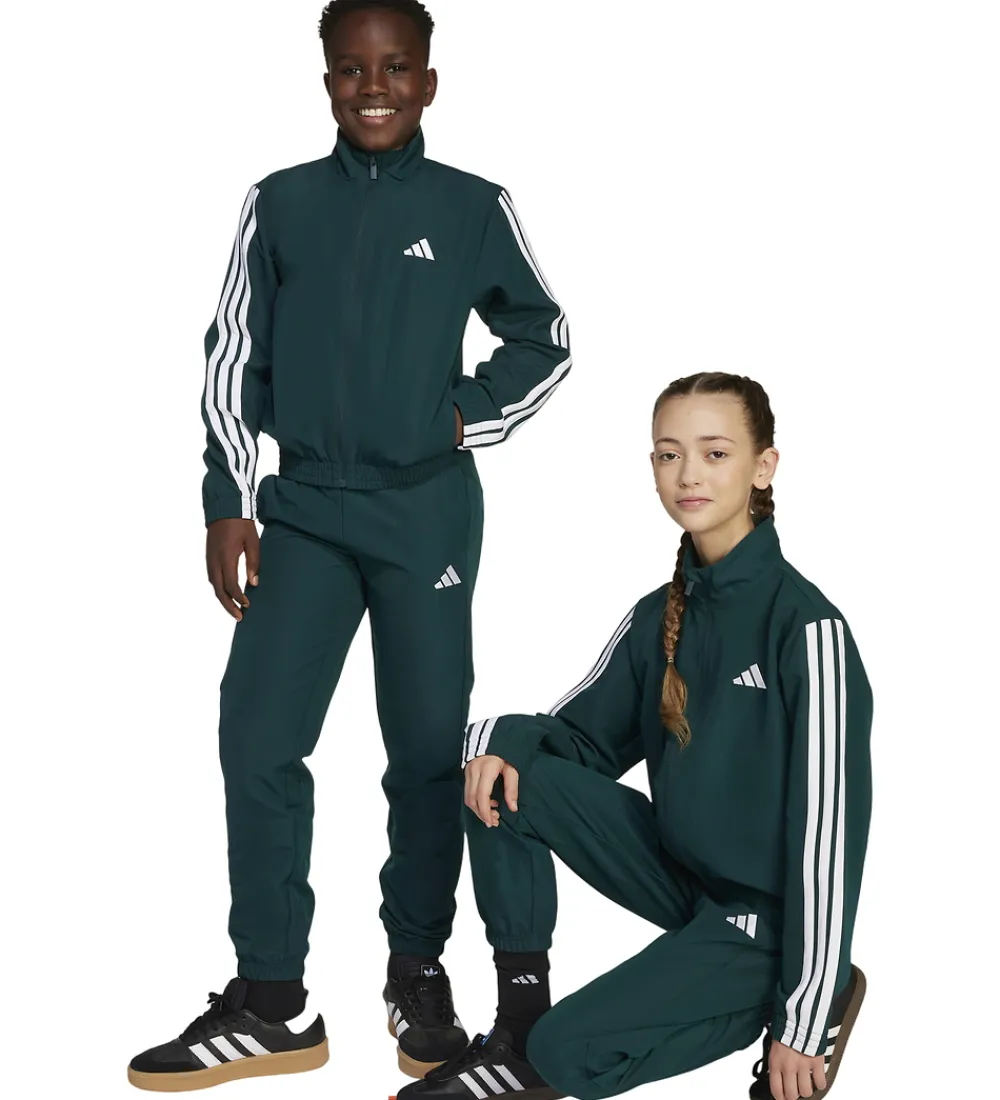 Træning Og Gymnastik|Træningssæt-adidas Performance Træningssæt - Aurora Ivy/Hvid