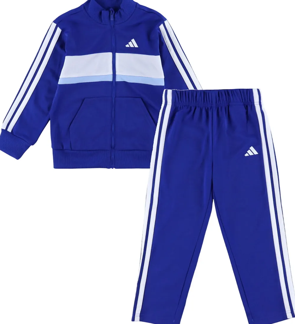 adidas Performance Træningssæt*Træningssæt - I 3S TIB TS - Royblu/Globlu/Hvi