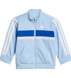 Træningssæt-adidas Performance Træningssæt - I 3S Tib TS - Globlu/White/Royb