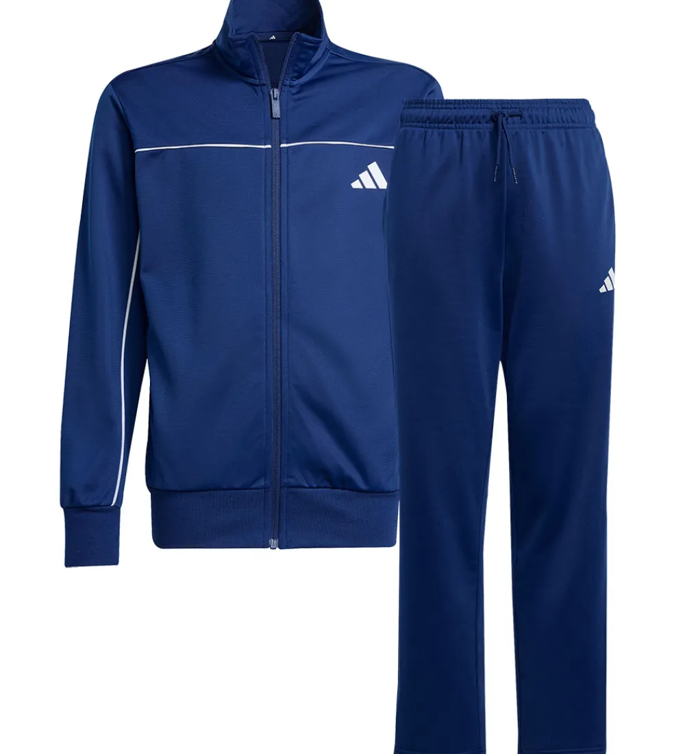 adidas Performance Træningssæt*Træningssæt - J CP TR TS - DKBLUE/WHITE
