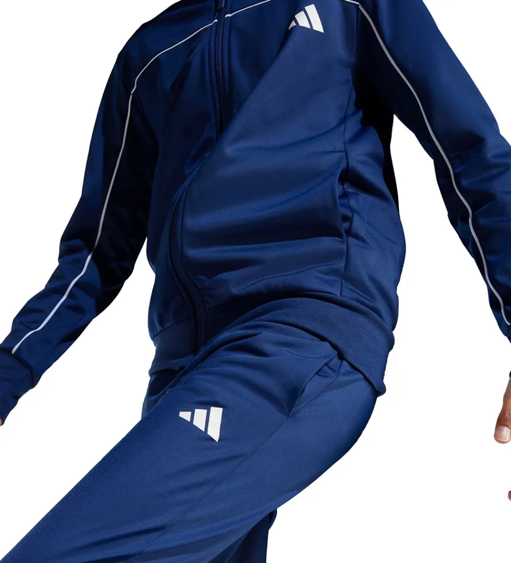 adidas Performance Træningssæt*Træningssæt - J CP TR TS - DKBLUE/WHITE