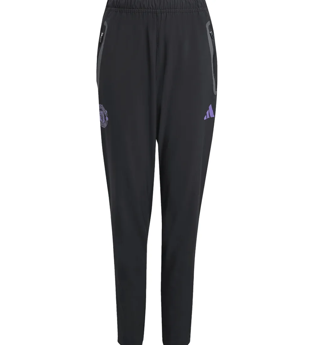 Træningsbukser|Træning Og Gymnastik-adidas Performance Træningsbukser - MUFC C VT P Y - Sort/Purrus