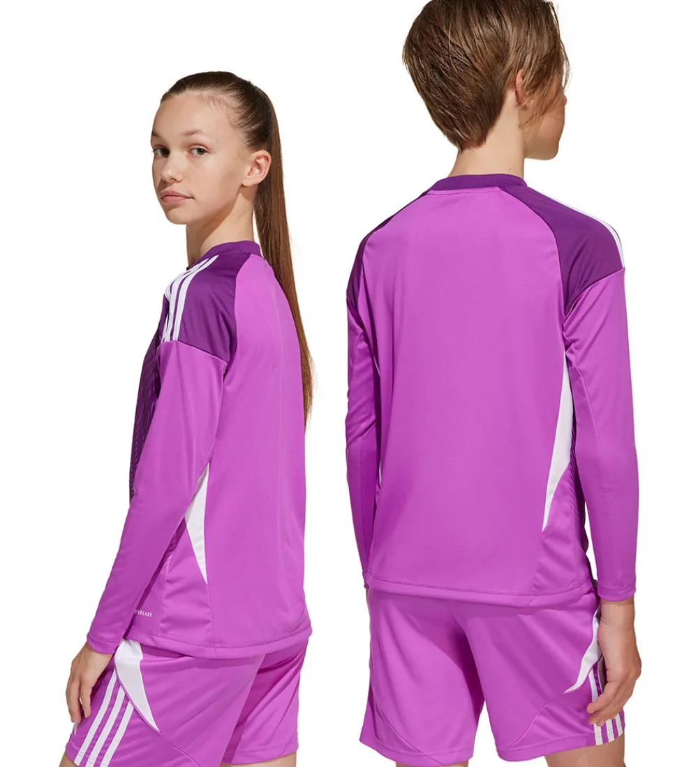 T-Shirts Og Toppe-adidas Performance Træningsbluse - T25 GK - PURBUR