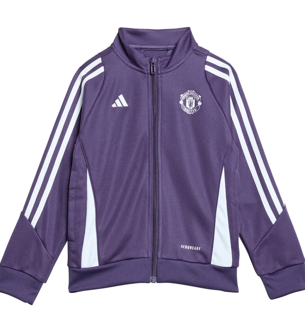 adidas Performance Træningssæt*Træningssæt - MUFC TK SUIT I - Aurplu/Sort