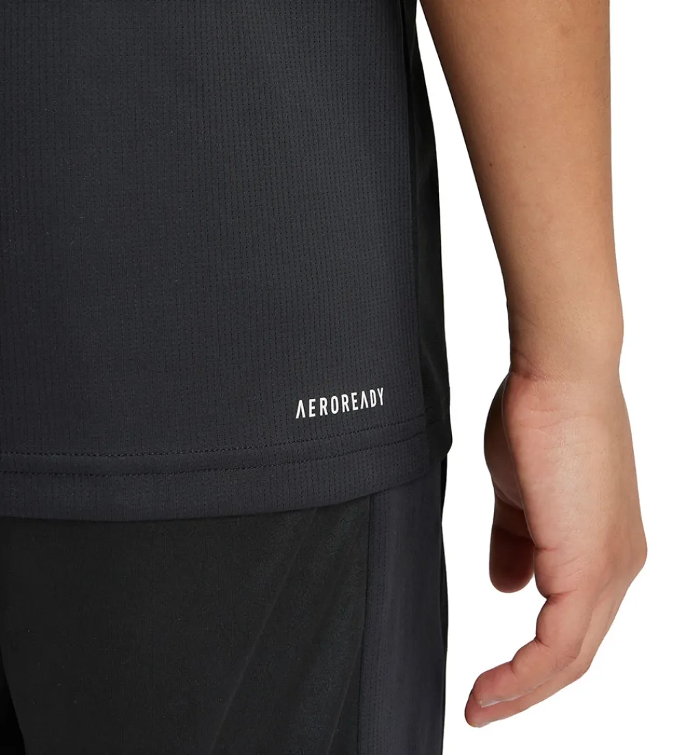 adidas Performance T-Shirts Og Toppe*T-Shirt - Sort/Hvid