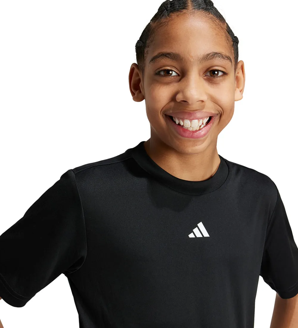 adidas Performance T-Shirts Og Toppe*T-Shirt - Sort/Hvid