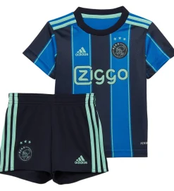 adidas Performance Fodboldtrøjer|Fodboldshorts*Udebanesæt - Ajax Amsterdam - GloBlu/Legin