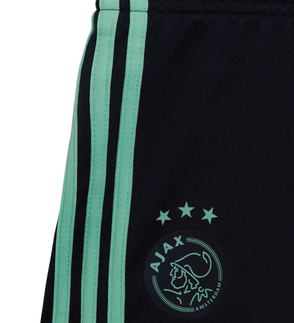 adidas Performance Fodboldtrøjer|Fodboldshorts*Udebanesæt - Ajax Amsterdam - GloBlu/Legin