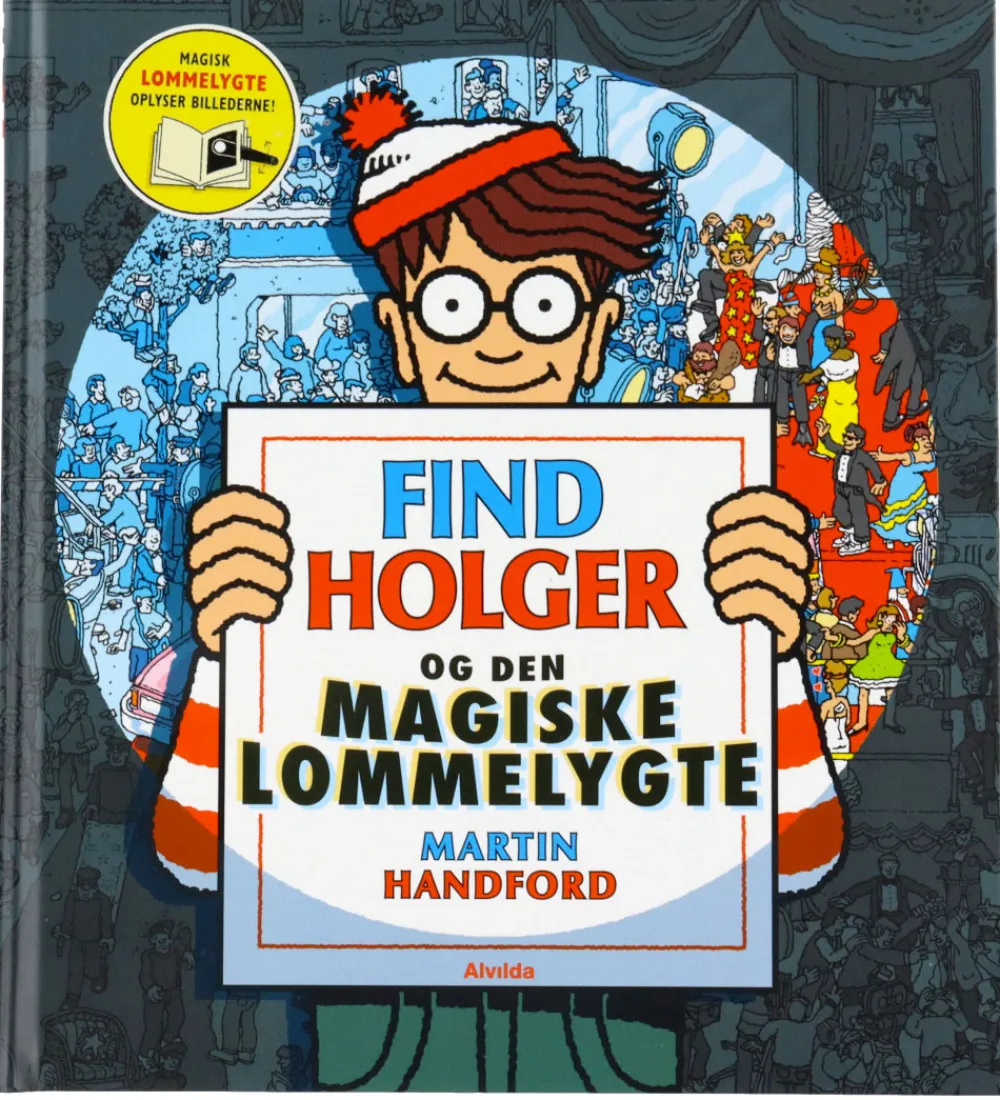 Lommelygter-Alvilda Bog - Find Holger & Den Magiske Lommelygte - Dansk