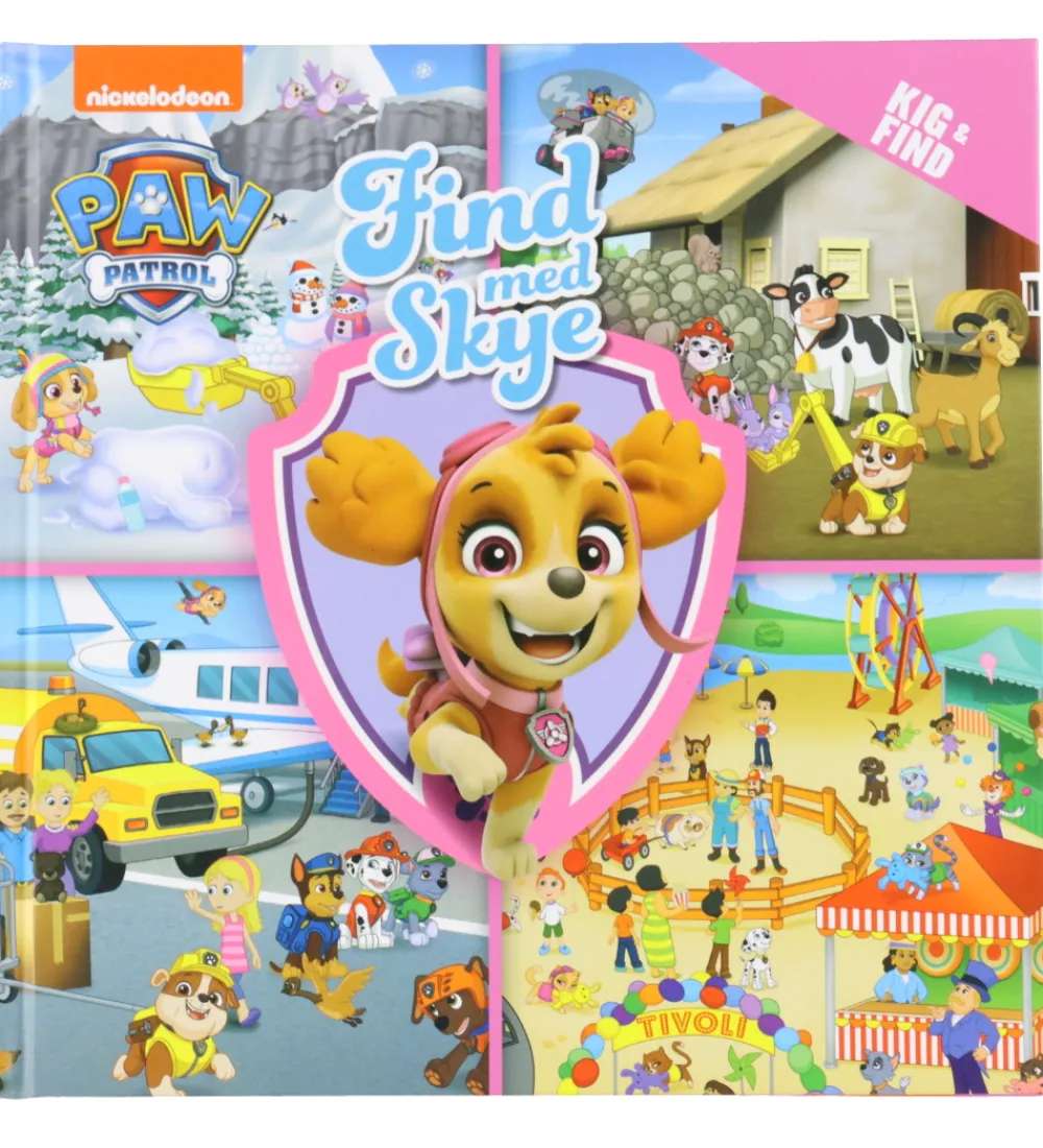 Alvilda Kreativ Leg|Bøger*Bog - Kig Og Find - Paw Patrol - Find Med Skye - DA