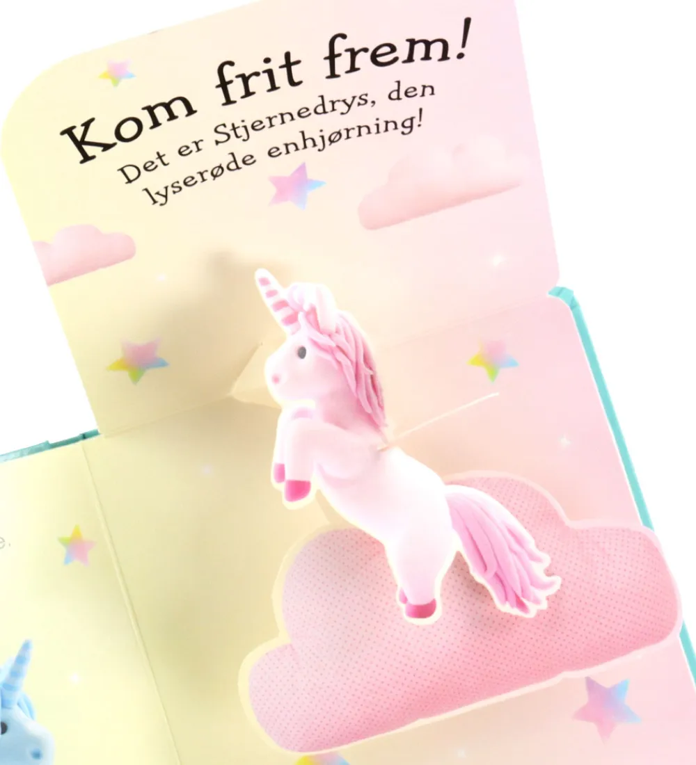 Kreativ Leg|Bøger-Alvilda Bog - Pop-op - Kom Frit Frem - Enhjørning - DA