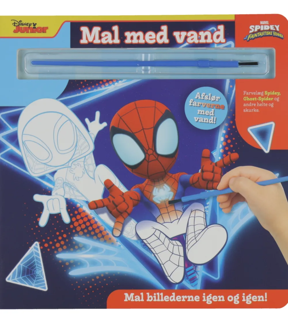 Malebog-Alvilda Malebog - Mal med Vand - Marvel Spidey