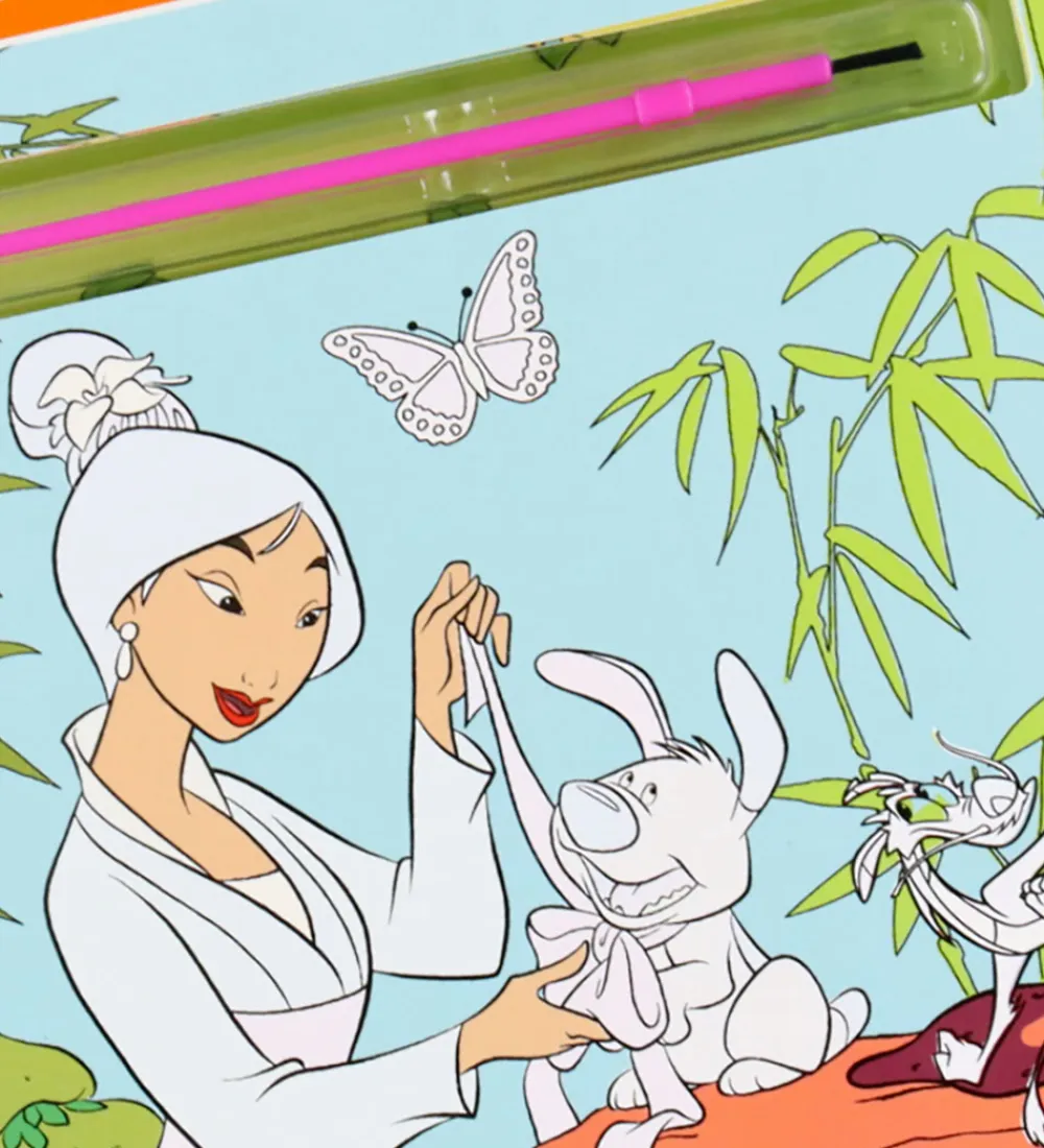 Malebog|Kreativ Leg-Alvilda Malebog - Mal Med Vand - Disney Prinsesser - DA