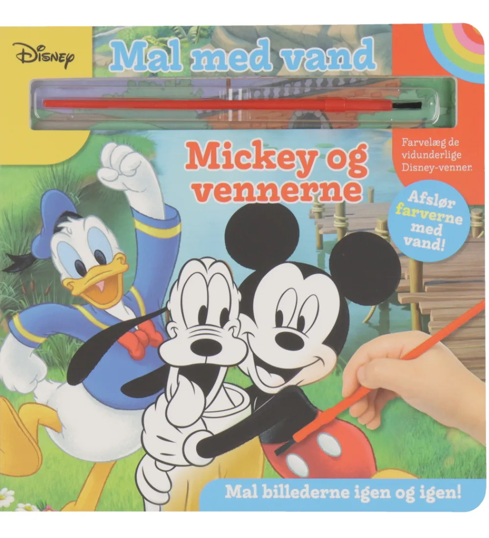 Alvilda Malebog*Malebog - Mal Med Vand - Disney Mickey Og Venner
