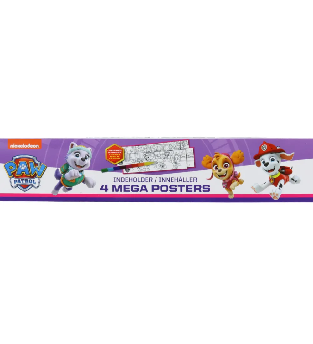 Plakater Og Billeder-Alvilda Plakater - Paw Patrol Skye Boks m. 4 Plakater