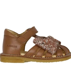 Begyndersko-Angulus Sandaler - Begynder - Almond/Maple Glitter