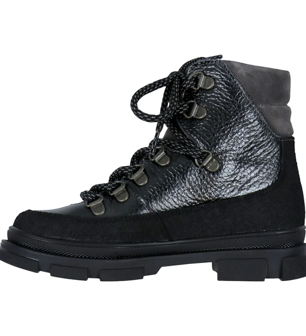 Angulus Støvler*Støvler - Tex - Black Shine/Dark Grey