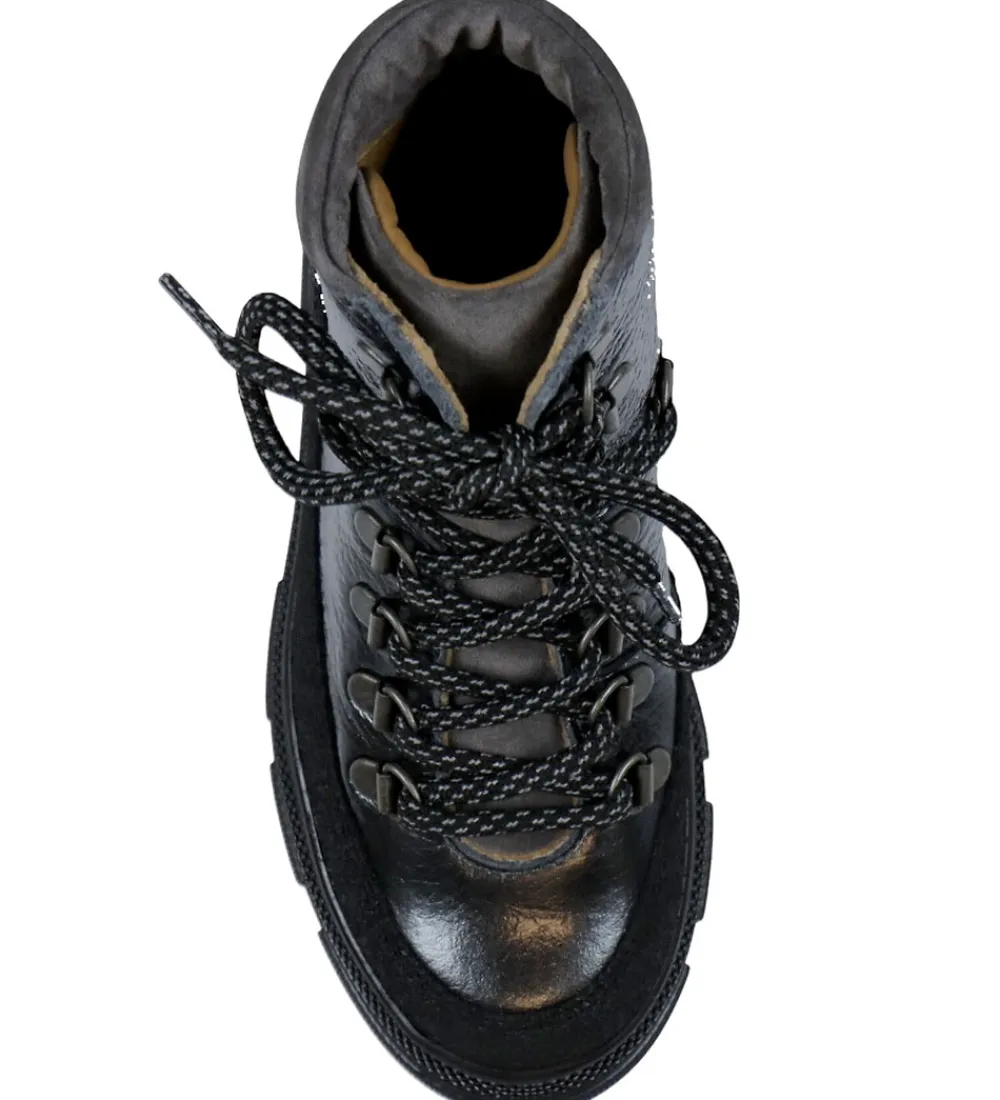 Angulus Støvler*Støvler - Tex - Black Shine/Dark Grey