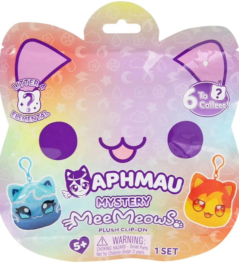 Nøgleringe-Aphmau Nøglering - Elemental Plush Clip-Ons In - Asst.