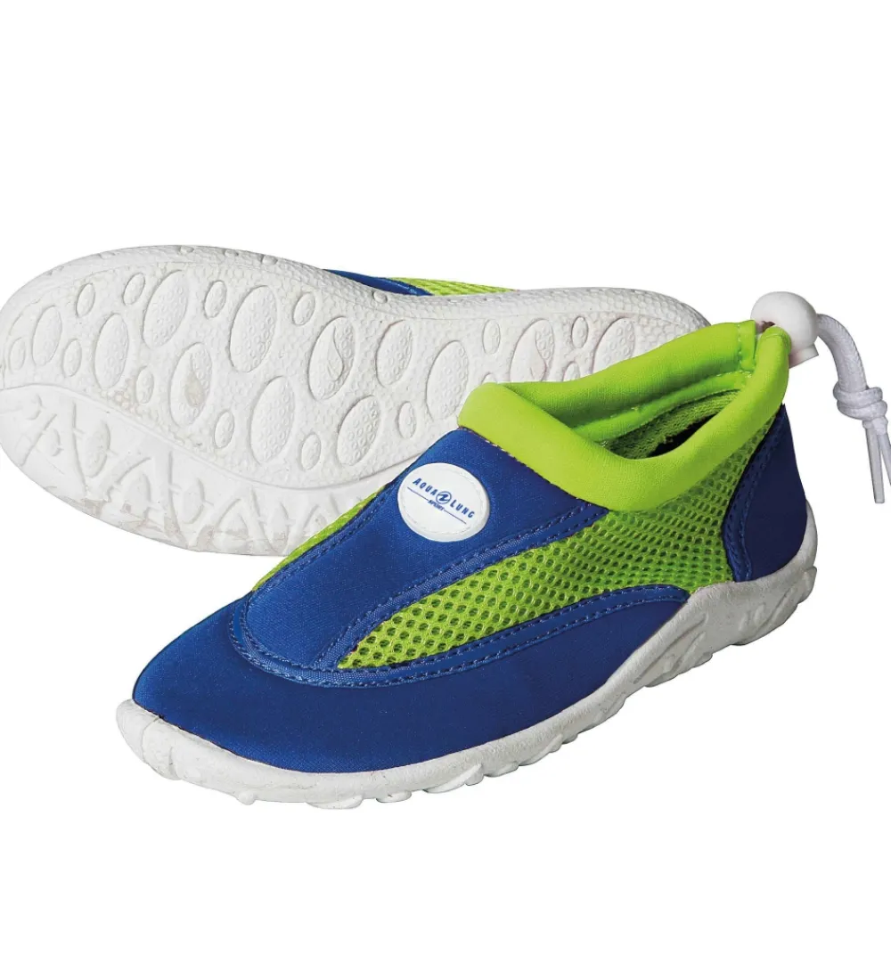 Aqua Lung Badesko*Badesko - Cancun Jr - Royal Blue/Bright Green