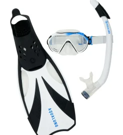 Dykkermasker|Snorkling-Aqua Lung Snorkelsæt - Adult - Compass - Black/White