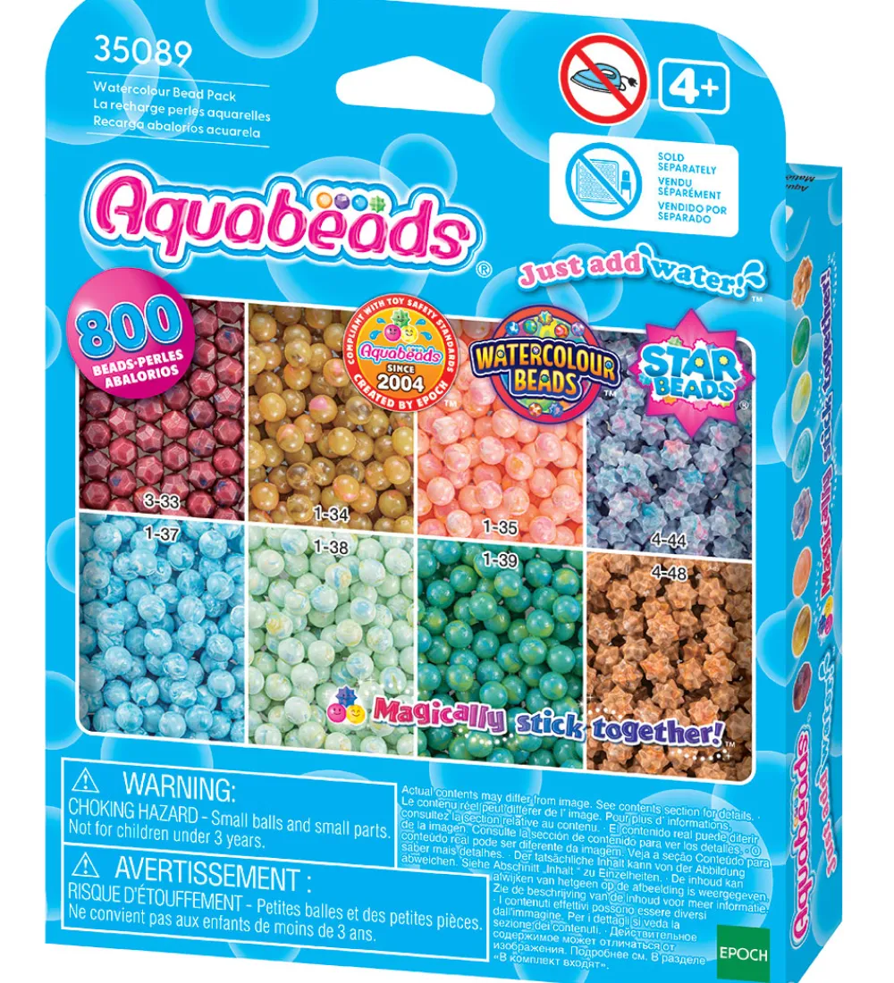 Aquabeads Perler*Perler - 800 stk. - Watercolour