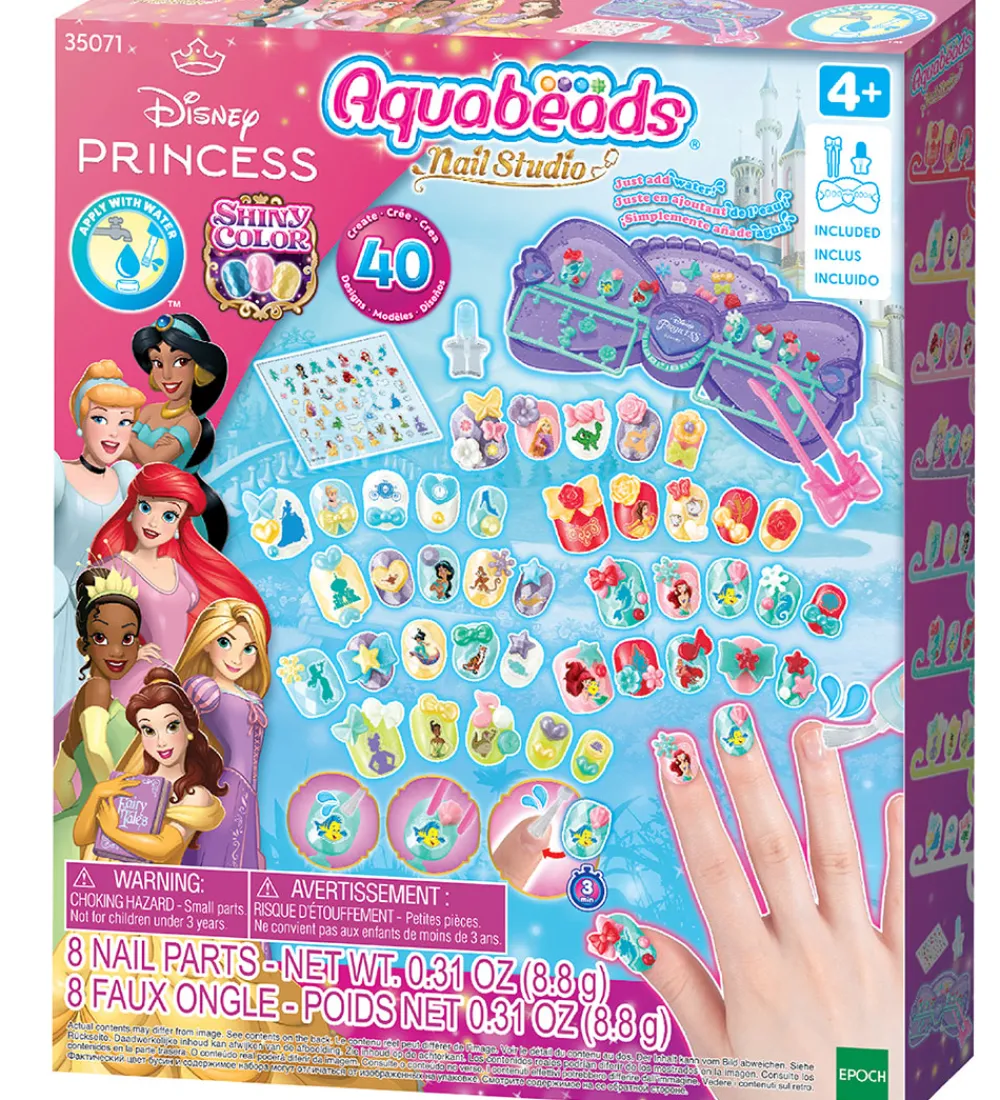 Aquabeads Perler|Kreasæt*Perlesæt - Nail Studio - Disney Princess