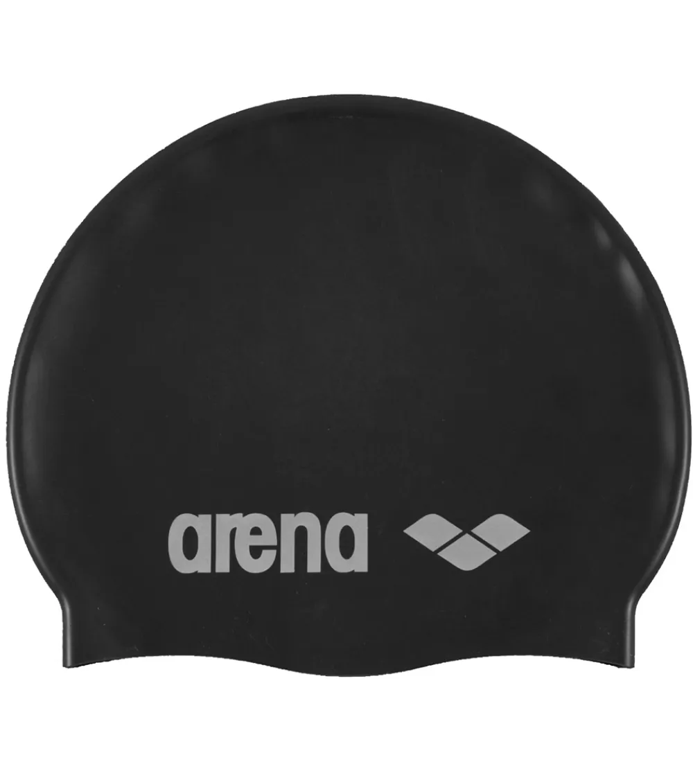 Arena Badehætter*Badehætte - Classic Silicone - Black/Silver