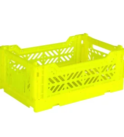Foldekasser|Bokse Og Kasser-Aykasa Foldekasse - 27x17x11 cm - Mini - Neon Yellow