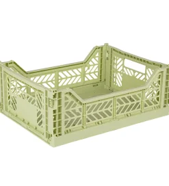 Foldekasser|Bokse Og Kasser-Aykasa Foldekasse - 40x30x15 cm - Midi - Lime Cream