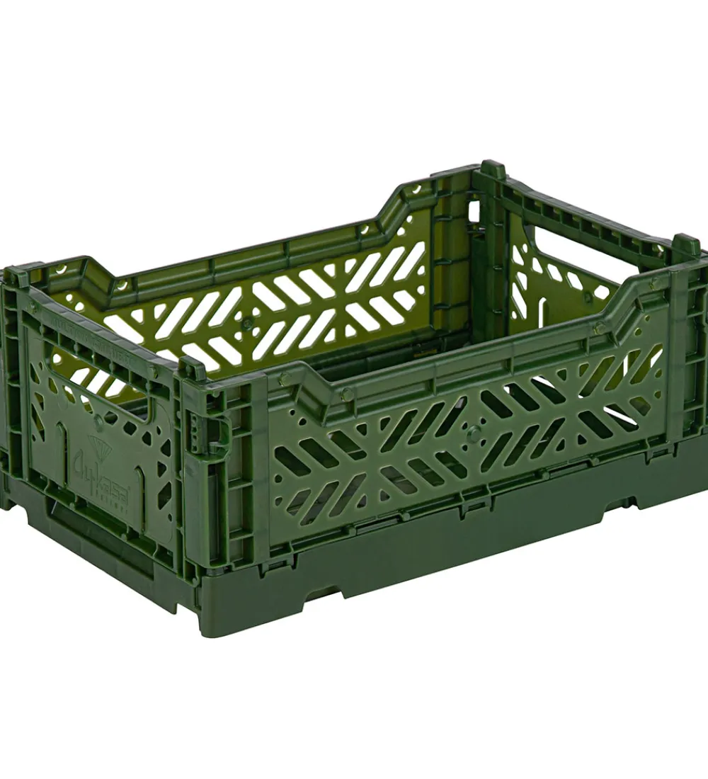Foldekasser|Bokse Og Kasser-Aykasa Foldekasse - 27x17x11 cm - Mini - Khaki
