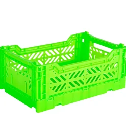 Foldekasser|Bokse Og Kasser-Aykasa Foldekasse - 27x17x11 cm - Mini - Neon Green