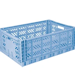 Foldekasser|Bokse Og Kasser-Aykasa Foldekasse - 60x40x22 cm - Maxi - Baby Blue