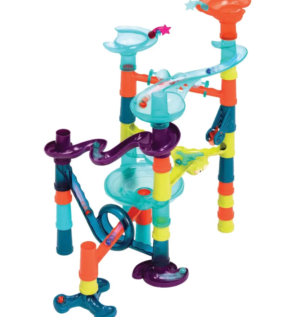 Kuglebaner-B. toys Kuglebane - 38 dele - Multifarvet