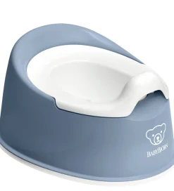 BabyBjörn Potter Og Toilethjælp*Potte - Gråblå/Hvid