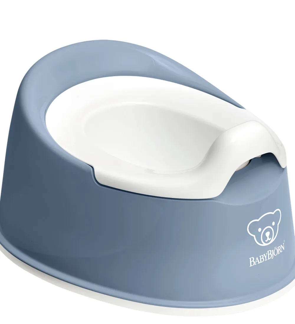 BabyBjörn Potter Og Toilethjælp*Potte - Gråblå/Hvid