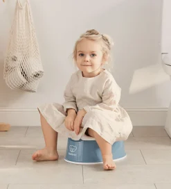 BabyBjörn Potter Og Toilethjælp*Potte - Gråblå/Hvid