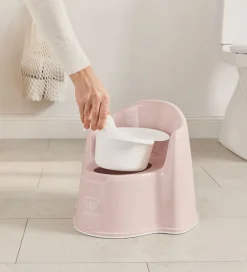 Potter Og Toilethjælp-BabyBjörn Pottestol - Lyserød/Hvid