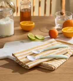 Børnebestik|Babyskeer-BabyBjörn Skeer - 2-pak - Pastelgrøn