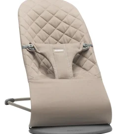 Stole|Møbler-BabyBjörn Skråstol - Bliss - Classic Quiltet - Sandgrå