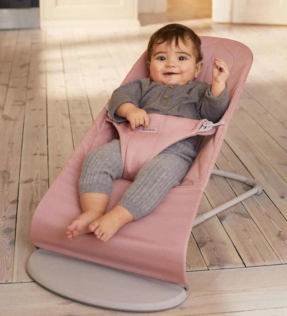 Stole|Møbler-BabyBjörn Skråstol - Bliss - Petal Quiltet - Støvet Pink