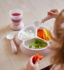 Spisesæt-BabyBjörn Spisesæt - 8 Dele - Lyserød