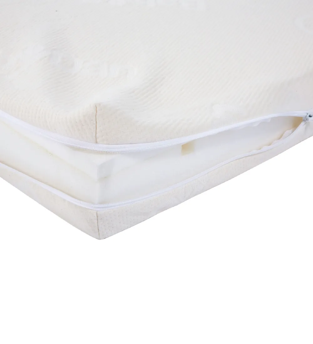 Senge|Madrasser-BabyDan Madras - 60x120 - Airlux - Tremmeseng - Hvid