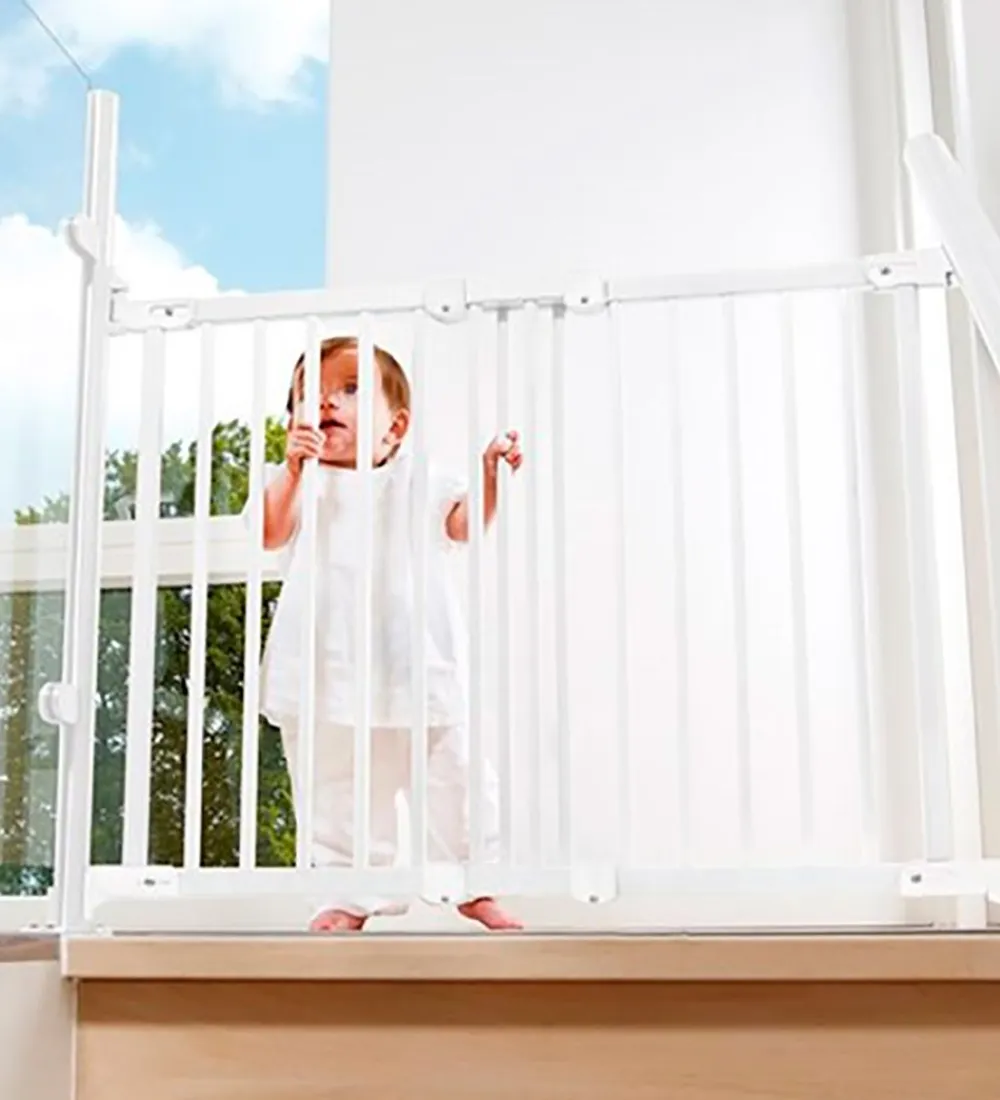 Børnegitre-BabyDan Sikkerhedsgitter - Træ - Flexifit - Hvid
